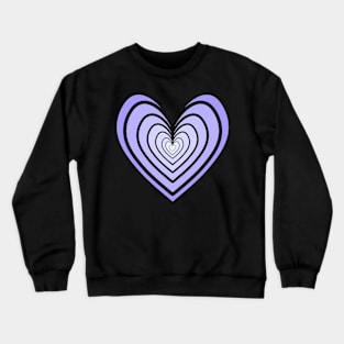 Rosy Heart (Light Purple) Crewneck Sweatshirt